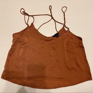 Satin crop top